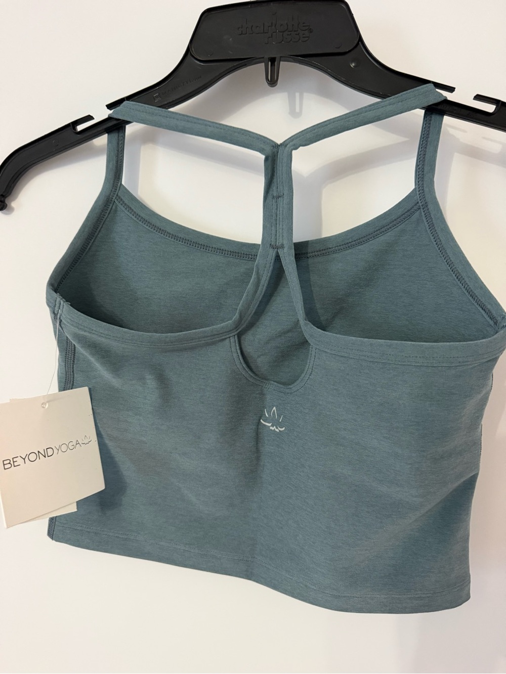 Spacedye™ Slim Racerback Cropped Tank - Picture 3 of 4